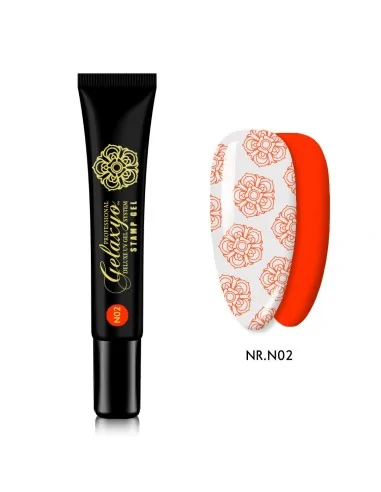 GELAXYO STAMP GEL N02 RED NEON