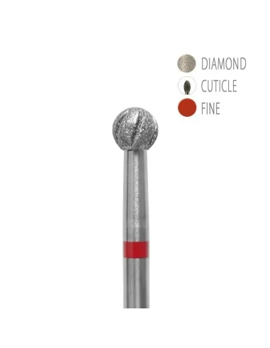 BIT DIAMANTAT CU CANALE DE RĂCIRE - SFERĂ ROȘU 4,0mm