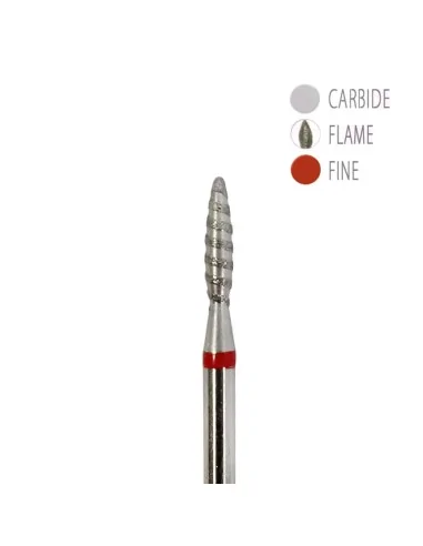 BIT DIAMANTAT - TORNADO - FLACARĂ ROȘU 2.1x8mm